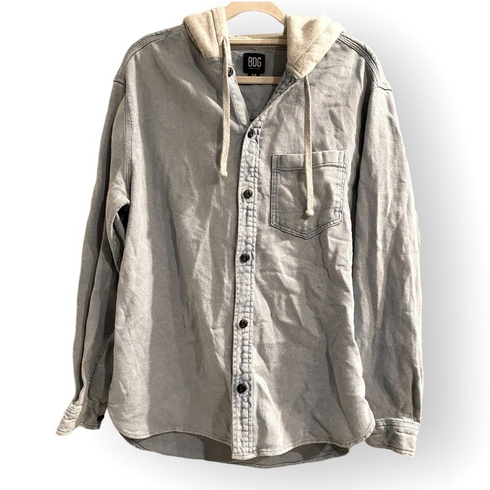 GUC BDG Oversized Hooded Jean Jacket | Small
